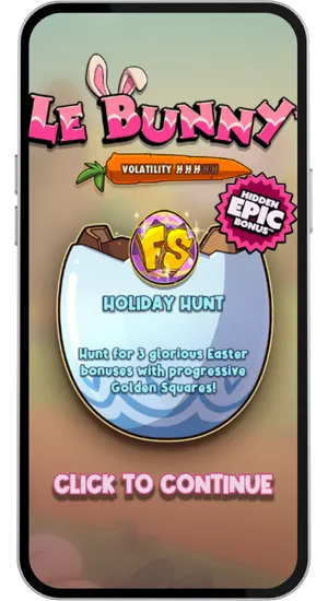 Finding Le Bunny slot via search or browsing the Hacksaw Gaming section in the casino lobby