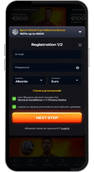 Registering an account to play Le Pharaoh slot in the UK