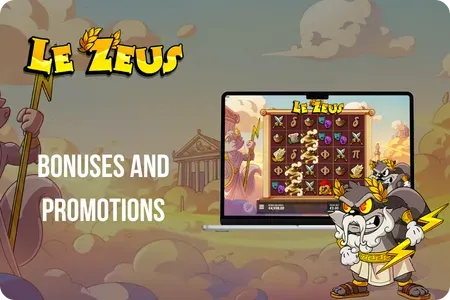 Le Zeus slot bonus offer for UK players with Union Jack