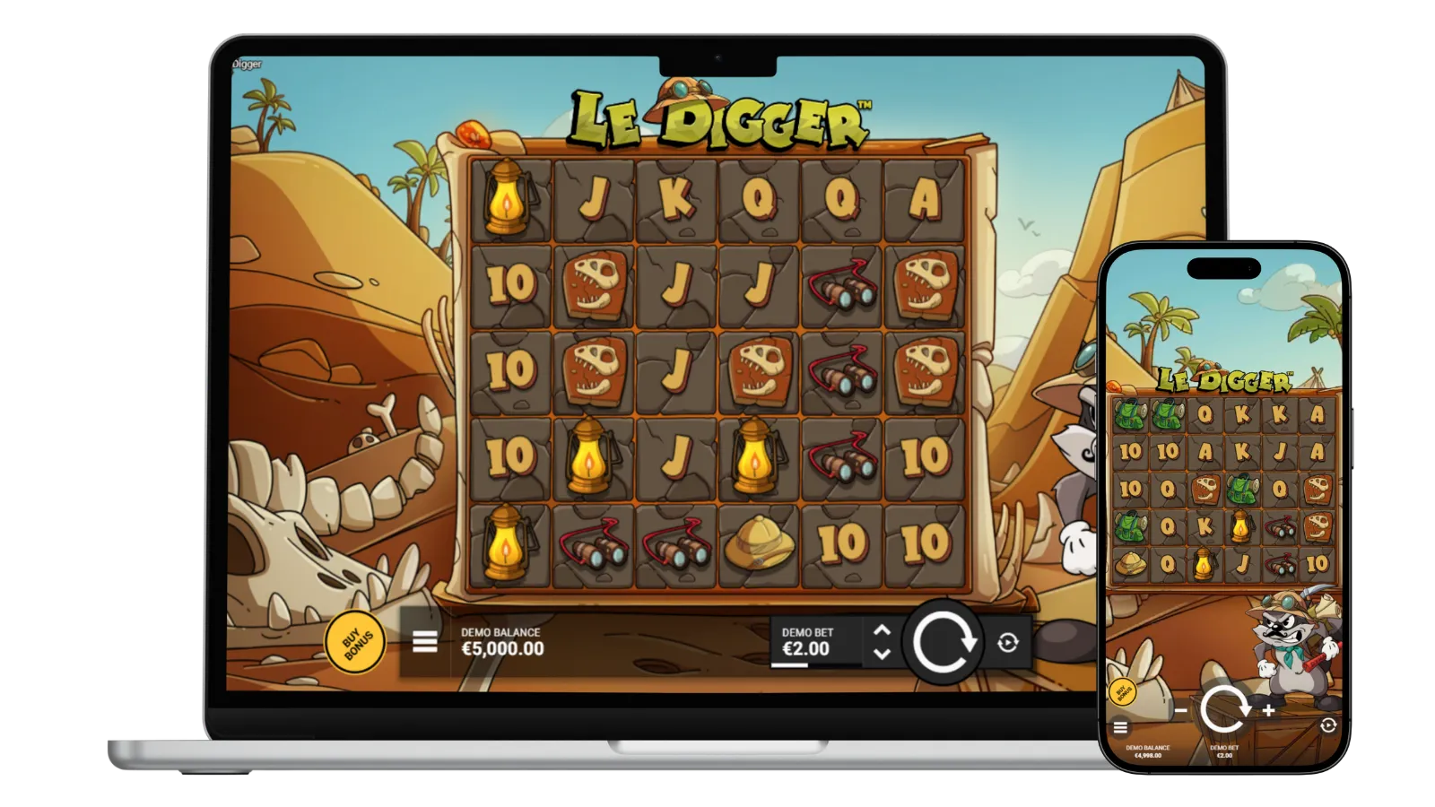 Le Digger slot logo