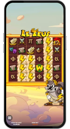 Le Zeus lightning Mystery Reels and Wild