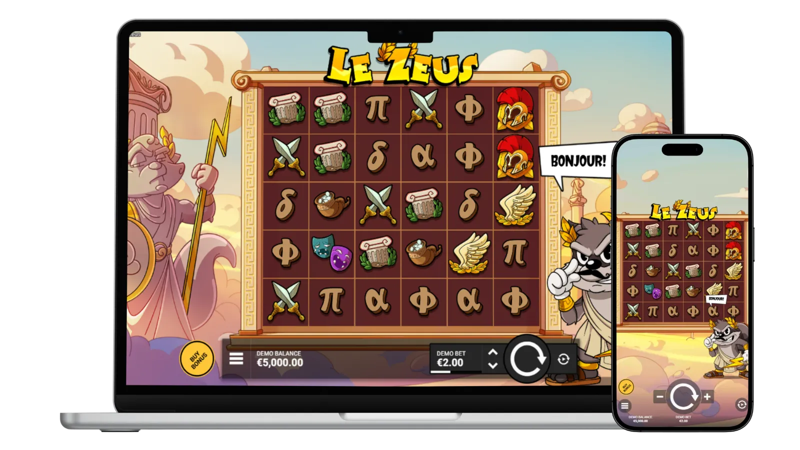 Le Zeus slot logo
