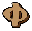 Letter φ Symbol